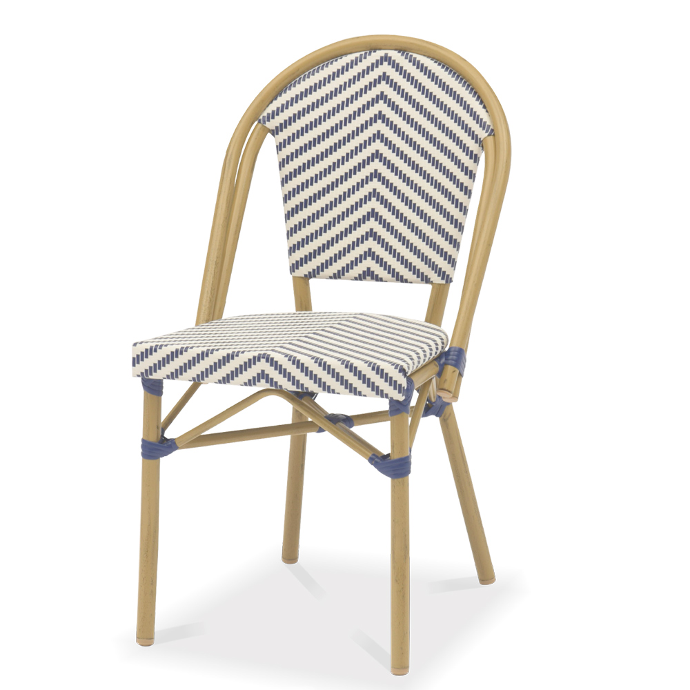 Tiger Rattan side chair