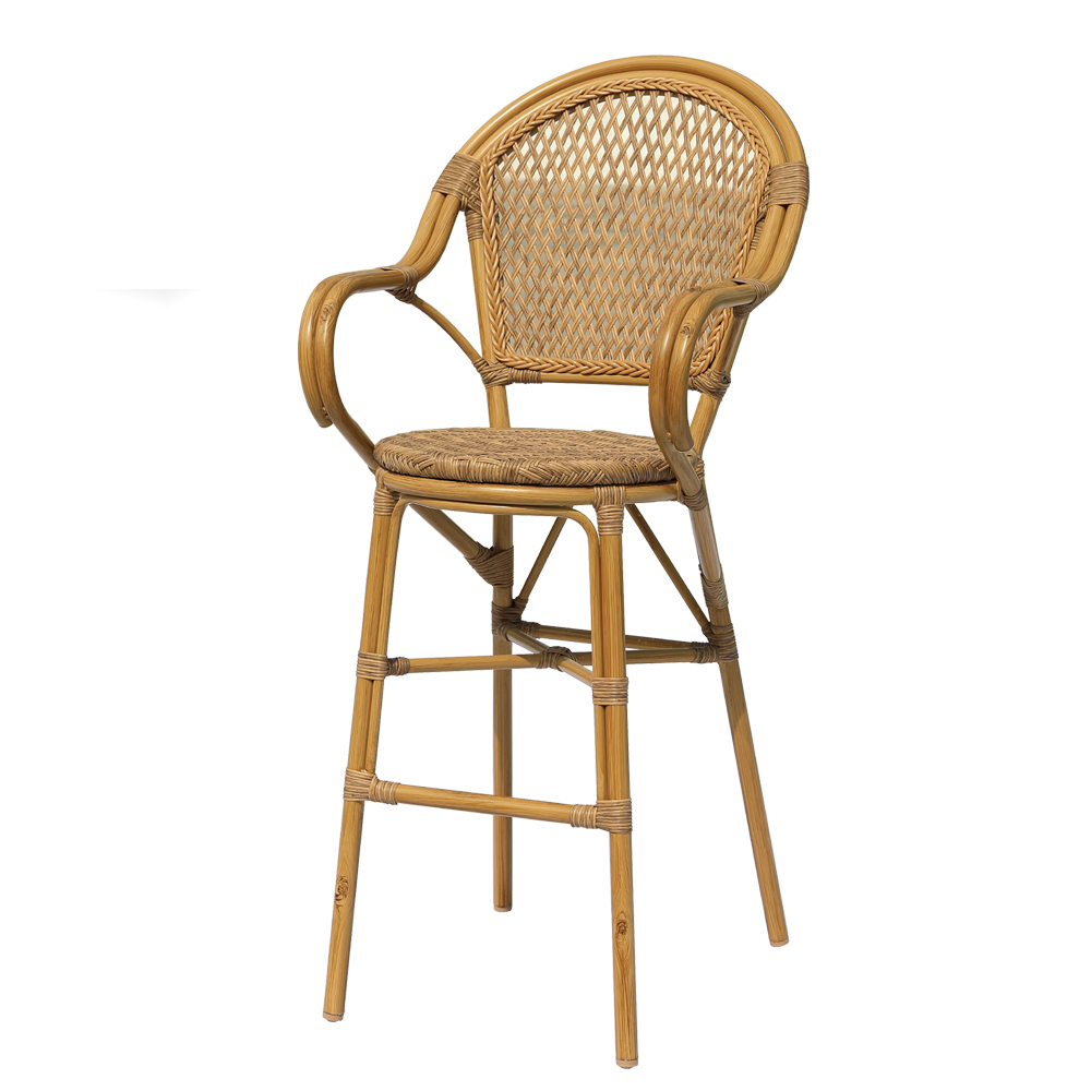 Sana alum rattan bar chair