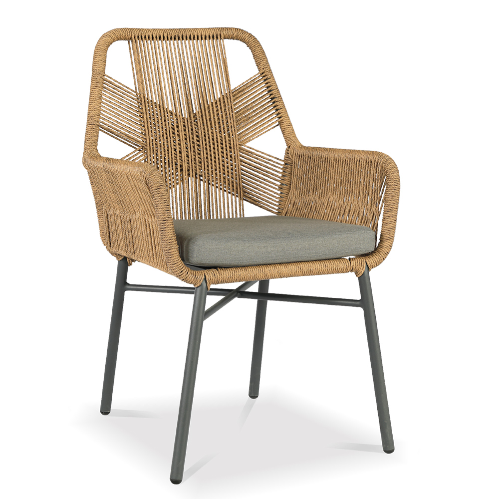 Topo alum rattan chair