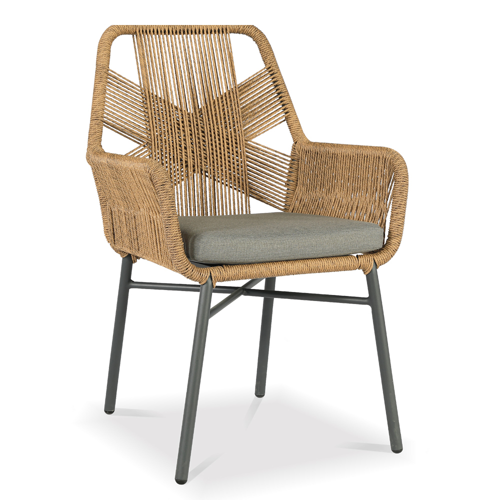 Topo alum rattan chair