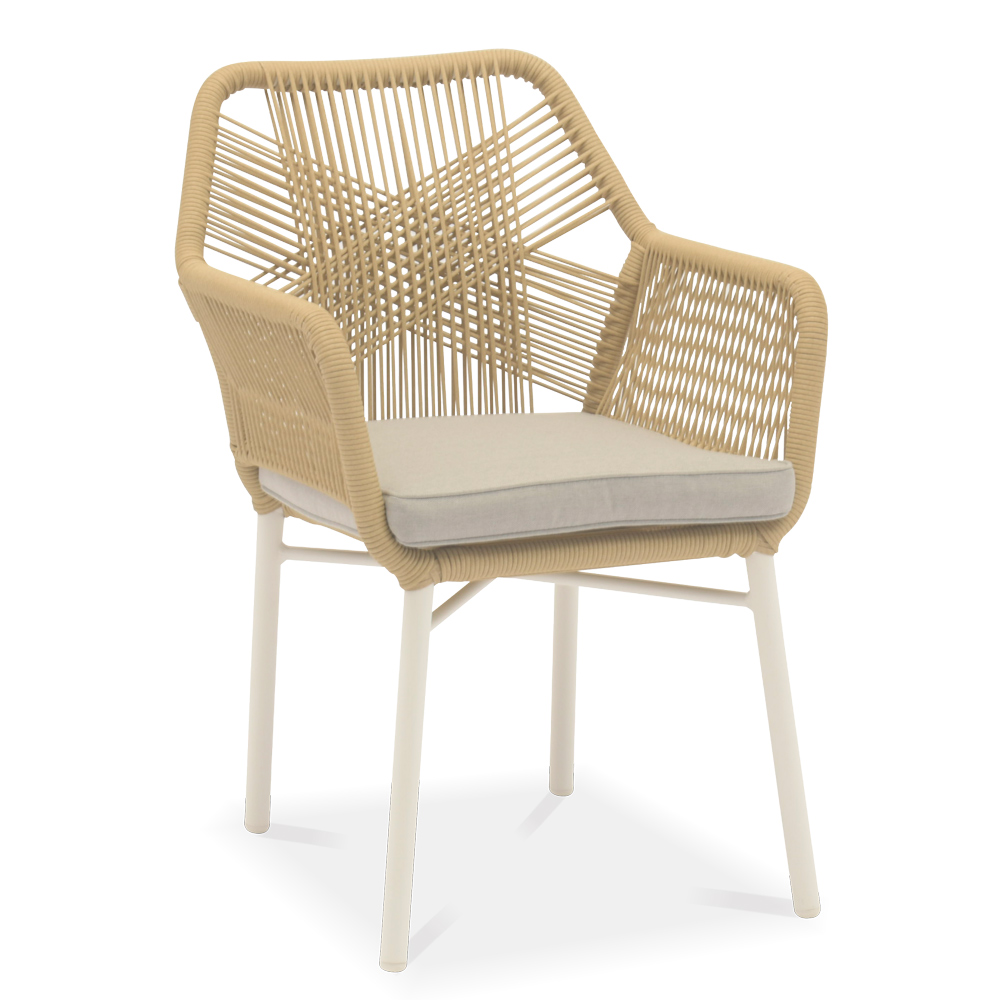 Topo alum rattan chair