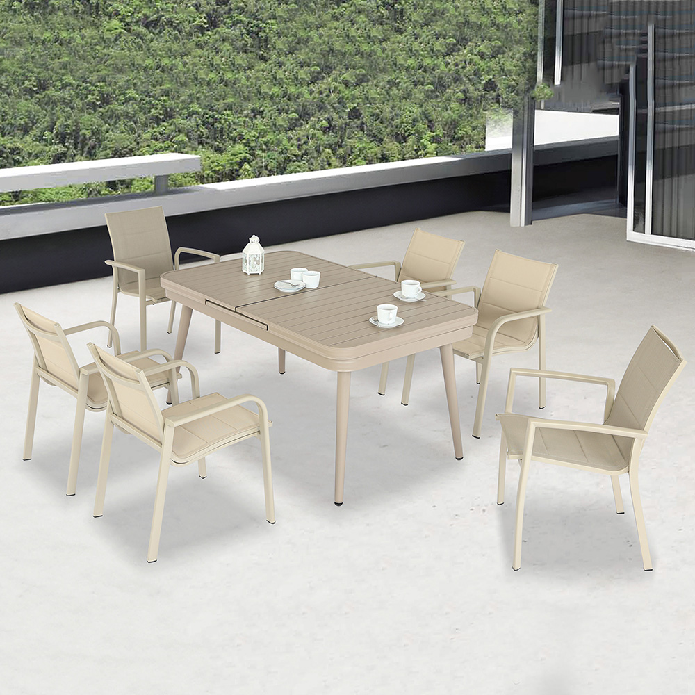 Extension dinning set