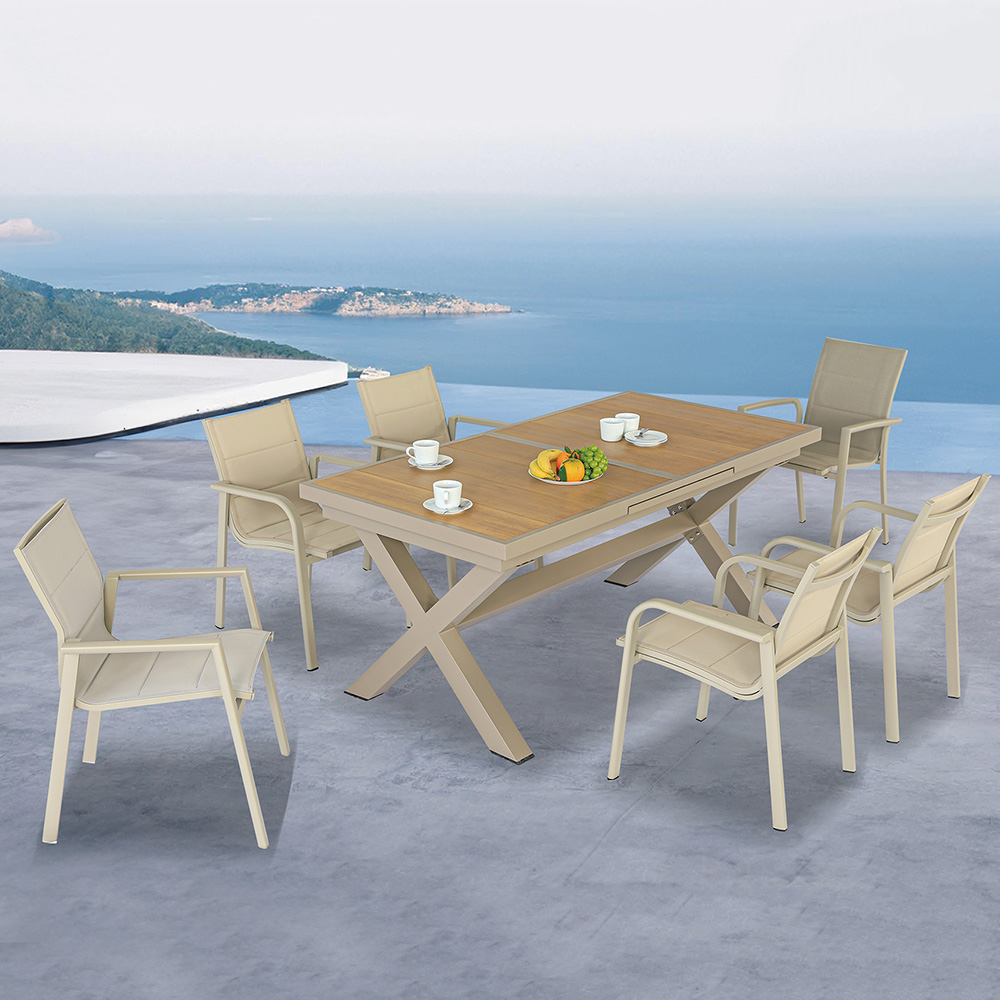 Extension dinning set