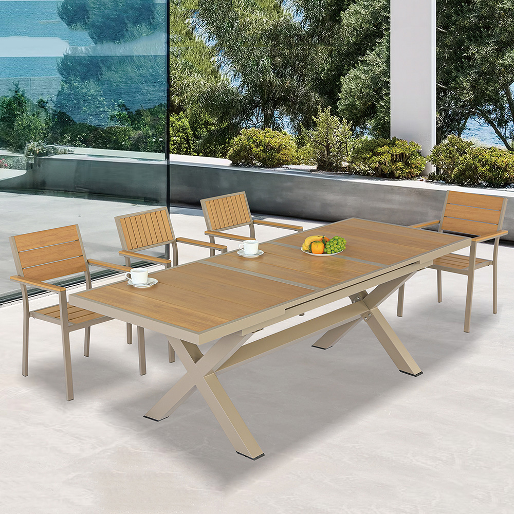 Extension dinning set