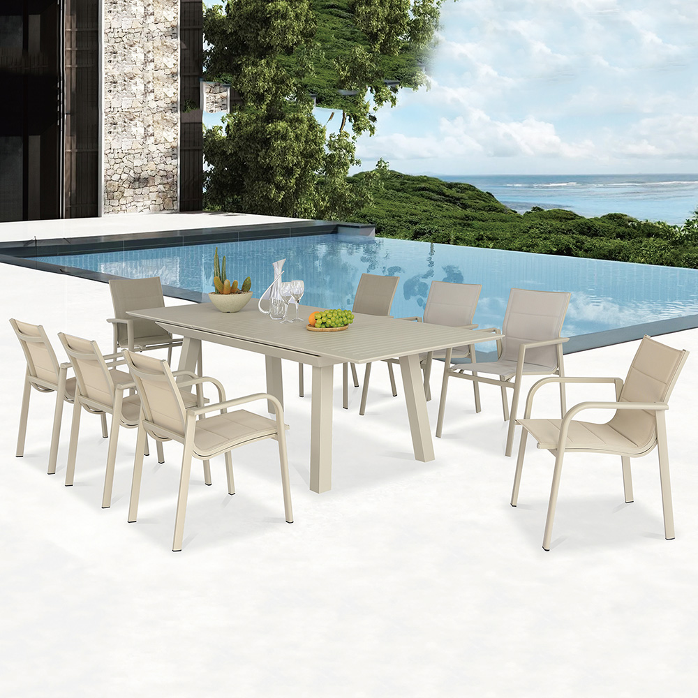 Extension dinning set